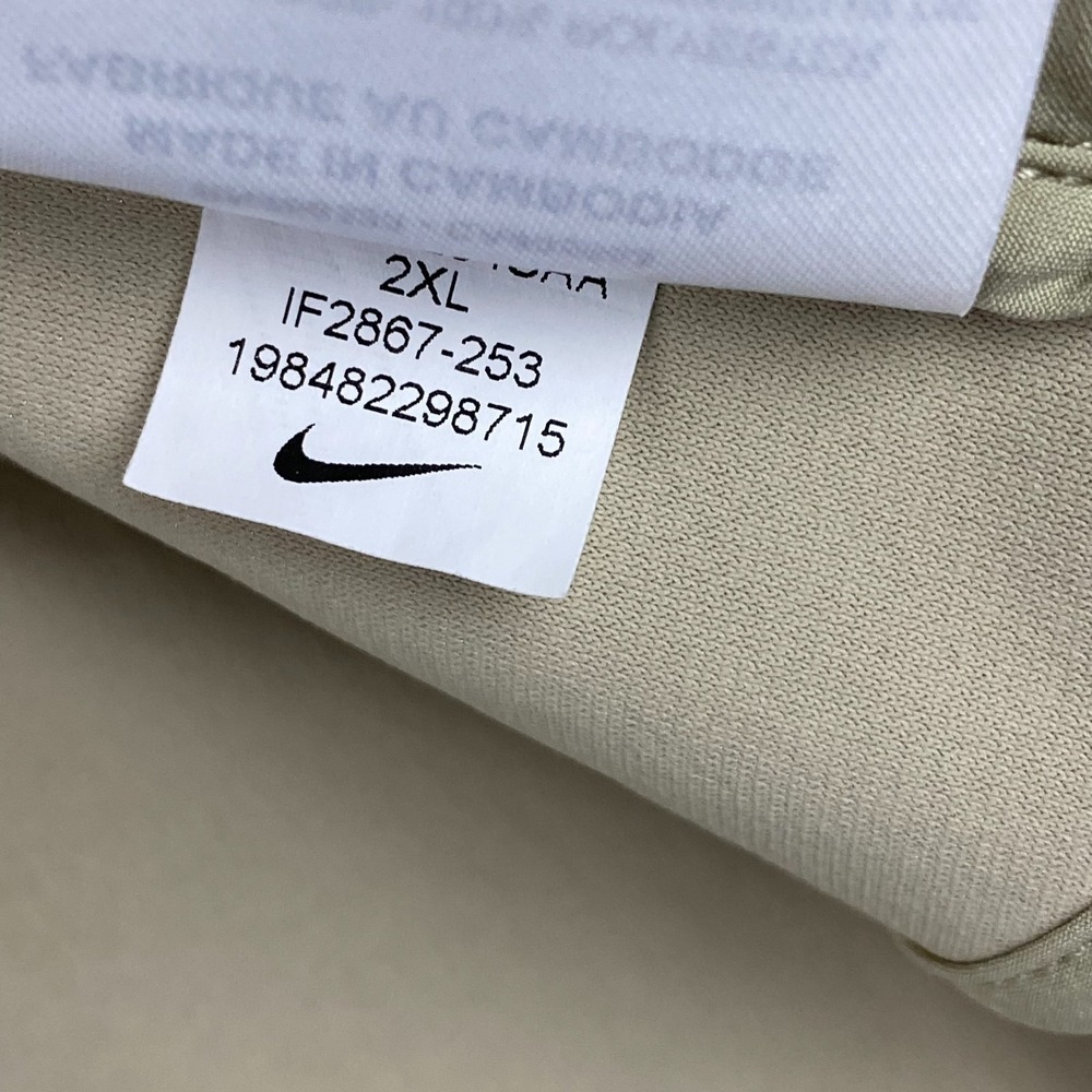 Nike 24.7 PerfectStretch Jacket Mens XXL Beige Dri-FIT UV IF2867-253 Full Zip - Picture 9 of 16